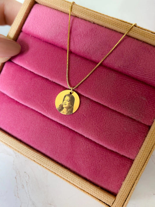 Collar de monedas personalizable 1.5cm