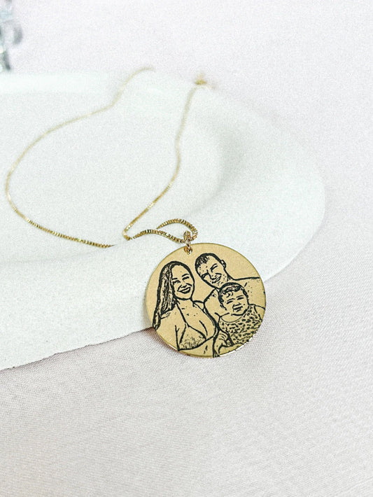 Collar de monedas personalizable 3cm