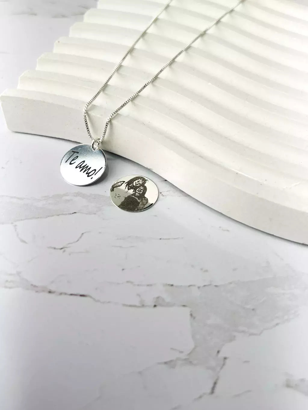 Collar de monedas personalizable 1.5cm