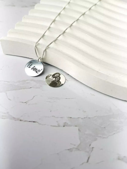 Collar de monedas personalizable 1.5cm